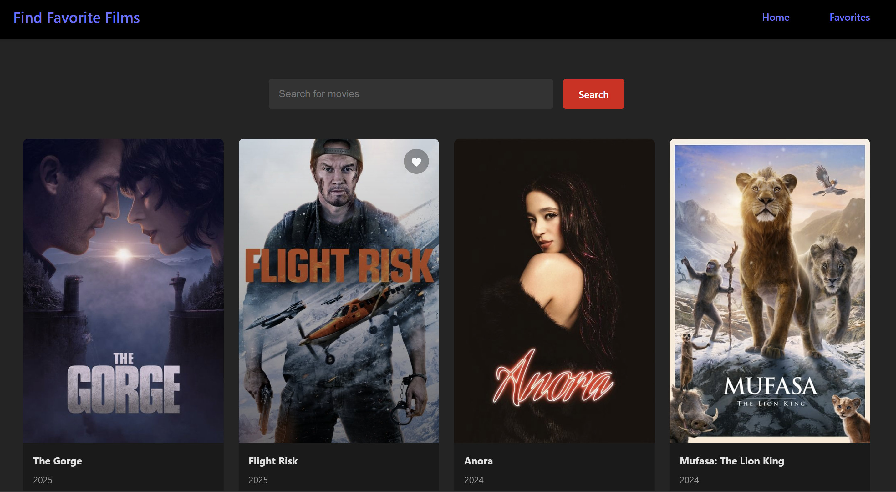 Find Favorite Films
