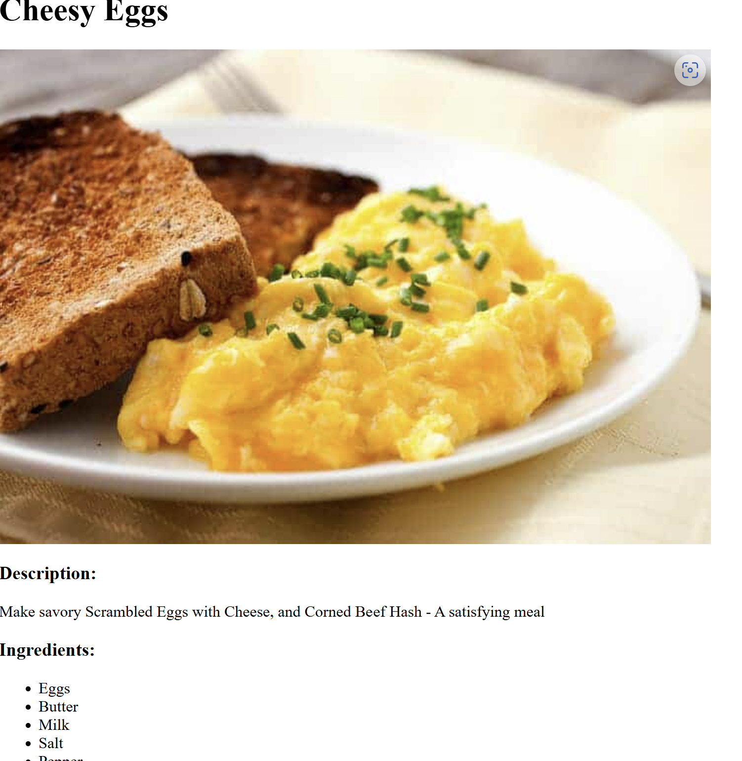 Recipes